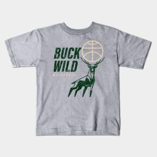 Milwaukee Bucks Modern Logo Basketball Fan Gift Kids T-Shirt